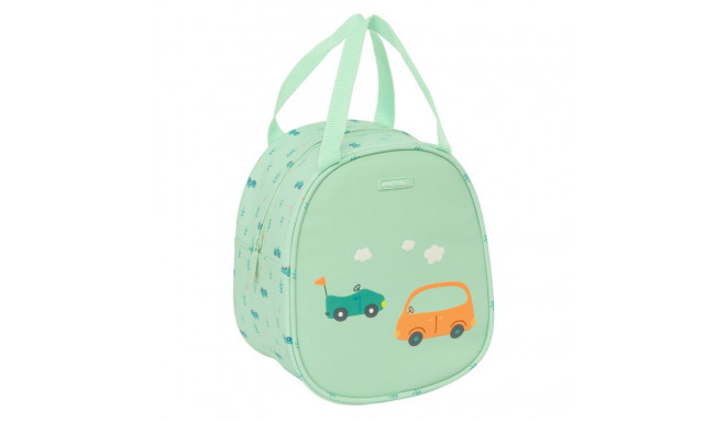 Thermal Lunchbox Safta Cars Green 19 x 22 x 14 cm