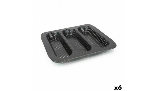 Bagettivorm Quttin Perforeeritud 28 x 28 x 2,7 cm (6 Ühikut)