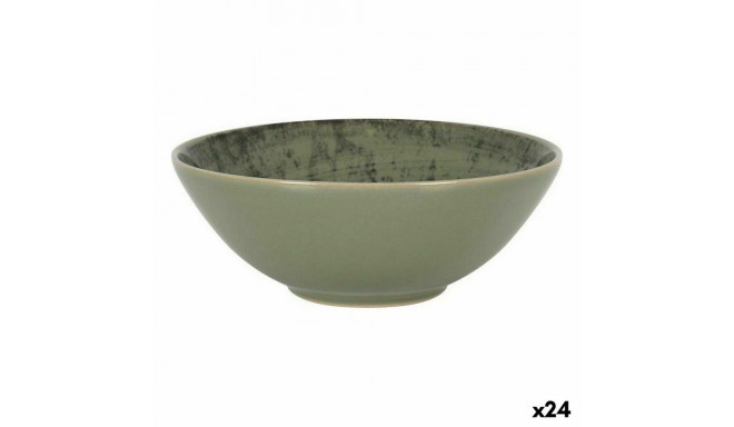 Bowl La Mediterránea Aspe Green Ø 16,3 x 6,1 cm (24 Units)