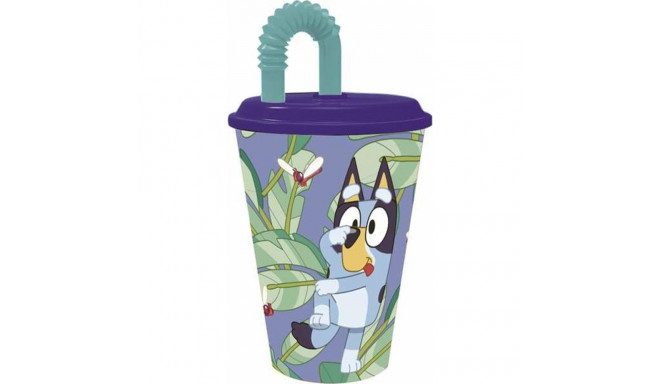 Cup with Straw Bluey 430 ml