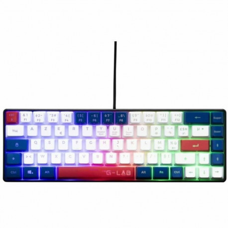 Bluetooth Klaviatuur The G-Lab KEYZ-HYDRO-BWR/FR Azerty Prantsuse
