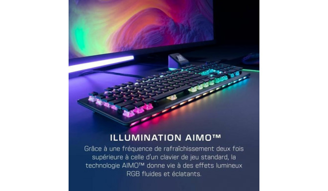 Bluetooth Keyboard Roccat Vulcan II Max - Linear Black French QWERTY