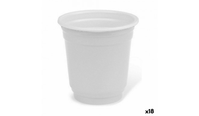 Pitside komplekt Algon Taaskasutatav Valge Plastmass 72 Tükid, osad 50 ml (18 Ühikut)