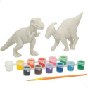 2 dinosuruse komplekt PlayGo 15 Tükid, osad 6 Ühikut 14,5 x 9,5 x 5 cm Dinosaurused Joonistamiseks
