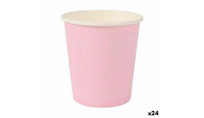 Klaaside komplekt Algon Ühekordne Papp Roosa 20 Tükid, osad 120 ml (24 Ühikut)