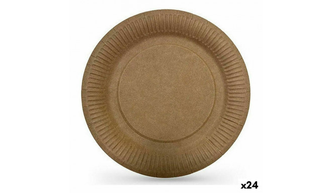 Taldrikute komplekt Algon Ühekordne jõupaber 12 Tükid, osad 18 cm (24 Ühikut)