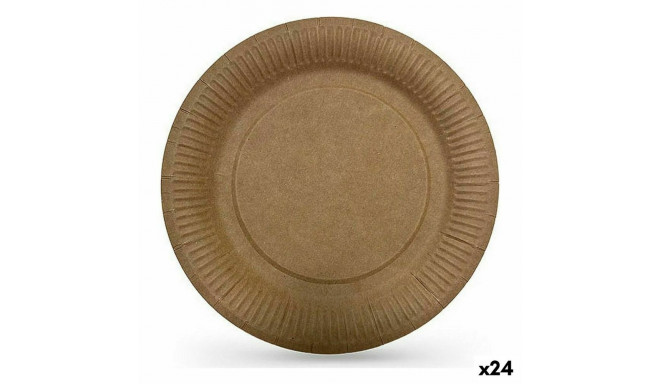 Taldrikute komplekt Algon Ühekordne jõupaber 10 Tükid, osad 20 cm (24 Ühikut)