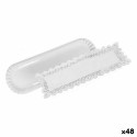 Set of trays Algon Disposable White 2 Pieces 10 x 36 cm (48 Units)