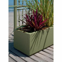 Plant pot Starwax Rectangular 80 cm Brown