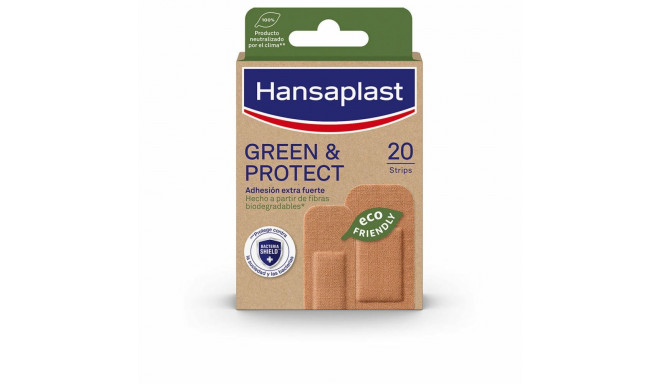 Plāksteri Hansaplast Green & Protect 20 gb.