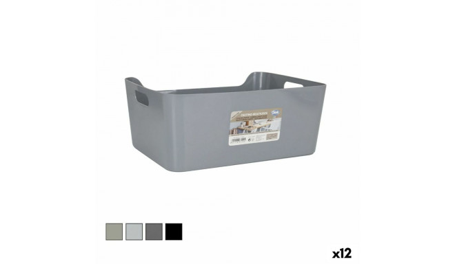 Multi-purpose basket Dem With handles 33 x 24 x 14,5 cm (12 Units)