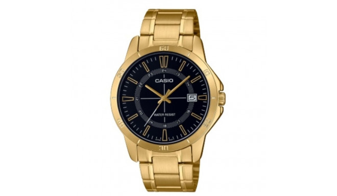 Meeste Kell Casio CASUAL DATE GOLD - BLACK (Ø 41,5 mm)