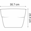 Банка EDA Зеленый Ø 30 cm Пластик Овал современный