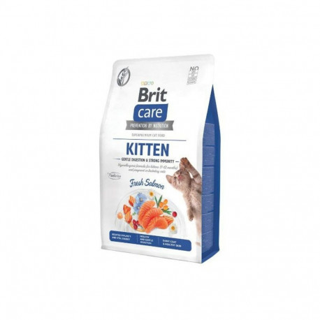 Kassitoit Brit Grain-Free Kitten Immunity Lõheroosa 7 kg