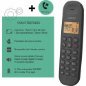 Стационарный телефон Logicom DECT ILOA 150 SOLO Чёрный