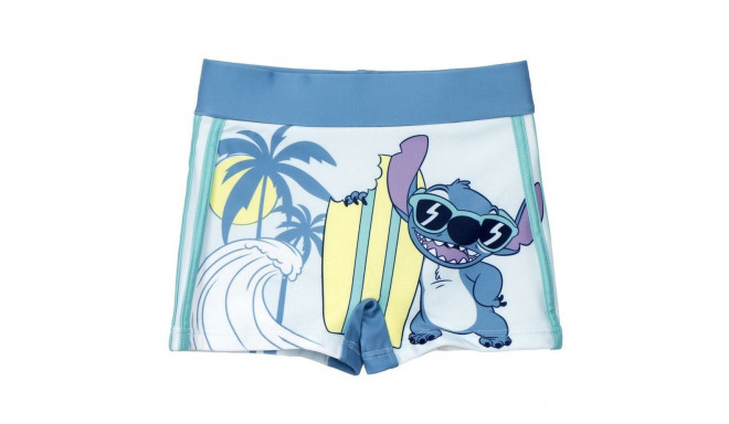 Boys Swim Shorts Stitch Blue - 8 Years