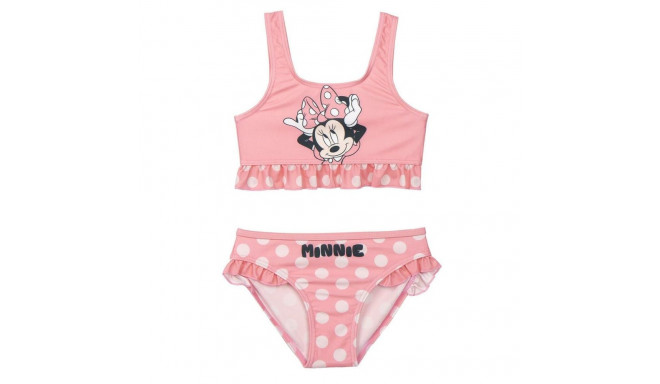 Divdaļīgs Peldkostīms Minnie Mouse Rozā - 3 Gadi