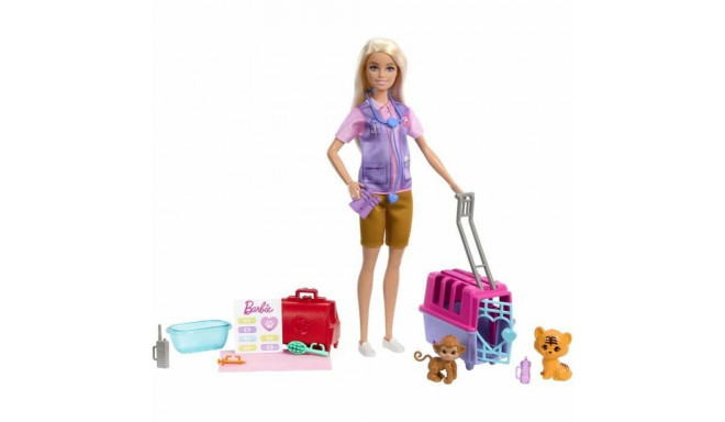 Doll Barbie SAUVETEUSE D'ANIMAUX