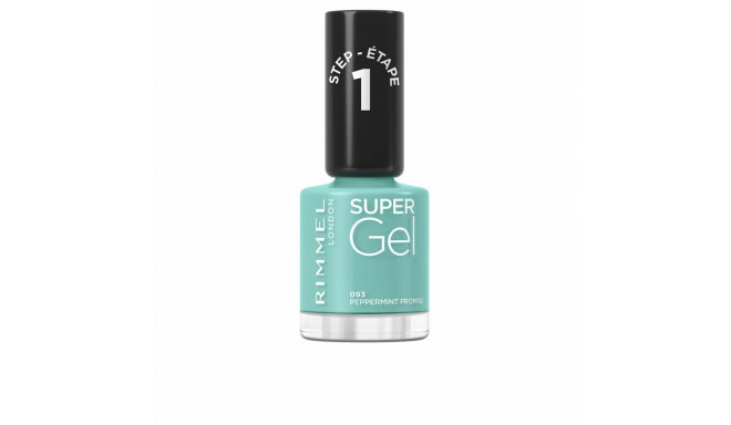 nail polish Rimmel London Super Gel Nº 093 Peppermint promise 12 ml