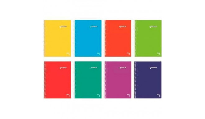 Notebook Pacsa Multicolour A4 4 Pieces Micro perforated