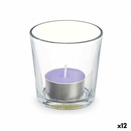Scented Candle Acorde 1-B-AR Lavendar Glass (12 Units)