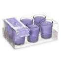 Aromatizētās sveces Komplekts 16 x 6,5 x 11 cm (12 gb.) Stikls Lavanda