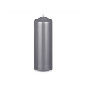 Candle Silver 7 x 20 x 7 cm (12 Units)