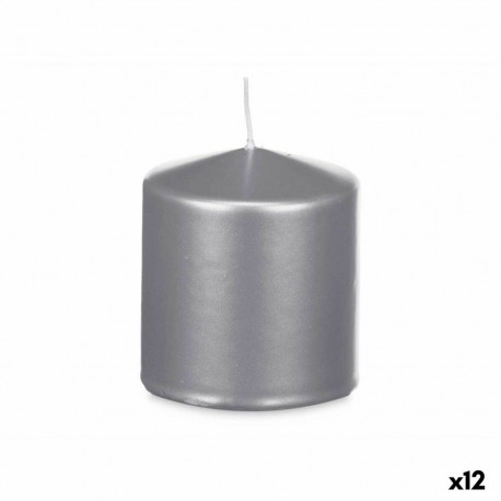 Candle Acorde 92543 92543 Silver 9 x 10 x 9 cm (12 Units)