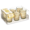 Aromatizētās sveces Komplekts 16 x 6,5 x 11 cm (12 gb.) Stikls Vaniļa