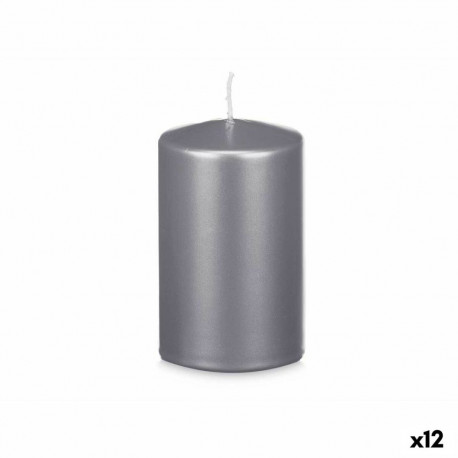 Candle Acorde 92545 92545 Silver 9 x 15 x 9 cm (12 Units)