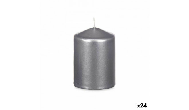 Candle Acorde 92535 92535 Silver 7 x 10 x 7 cm (24 Units)