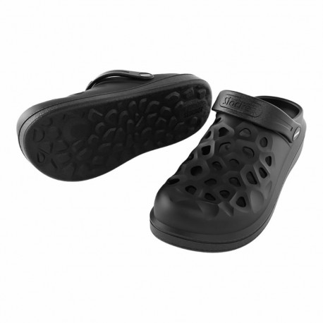 Clogs Stocker Black Drilled - 41