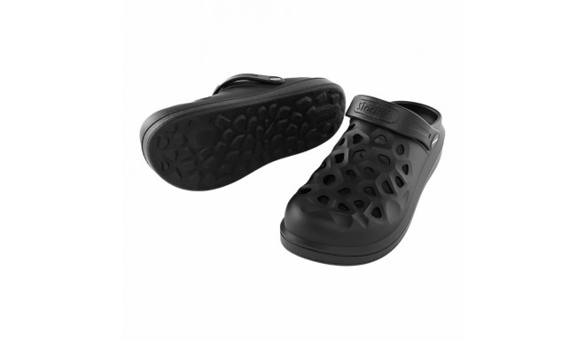 Clogs Stocker Black Drilled - 41