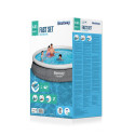 Inflatable pool Bestway 457 x 84 cm Grey 9677 L