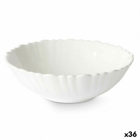 Bļoda Vivalto LSLW-60 Balts Opalīna stikls 15,5 x 5 x 15,5 cm (36 Vienības)
