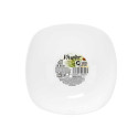 Bowl White 15 x 5 x 15 cm (48 Units) Squared