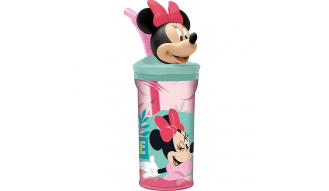Kõrrega Klaasi Minnie Mouse CZ11337 3D Roosa