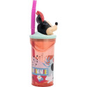 Kõrrega Klaasi Minnie Mouse CZ11337 Roosa 360 ml 3D