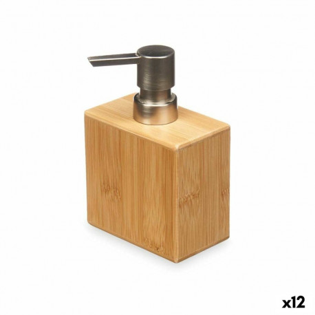 Seebi dosaator Berilo B7490-1 Hõbedane Bambus Plastmass 9,7 x 15 x 5,8 cm (12 Ühikut)