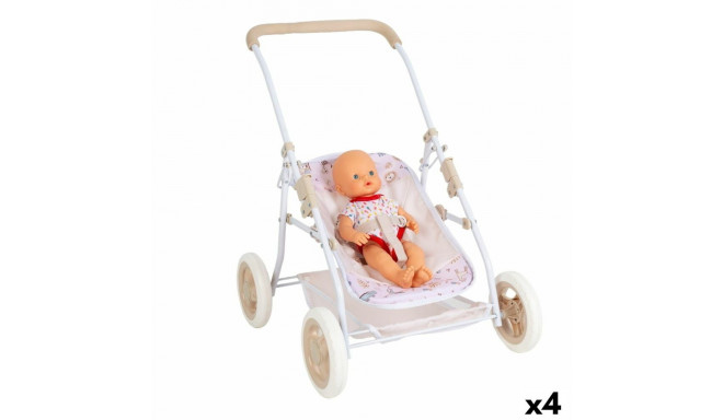 Chair for Dolls Colorbaby Safari 40 x 57 x 49 cm 4 Units Convertible