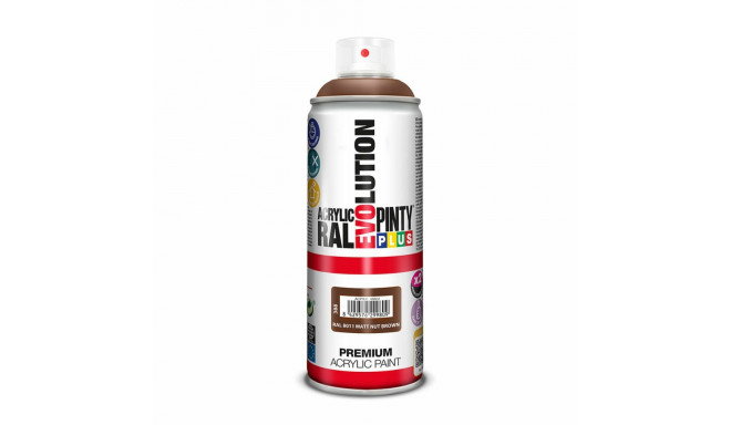 Pihustivärv Pintyplus Evolution RAL 8011 Nut Brown 400 ml Matt