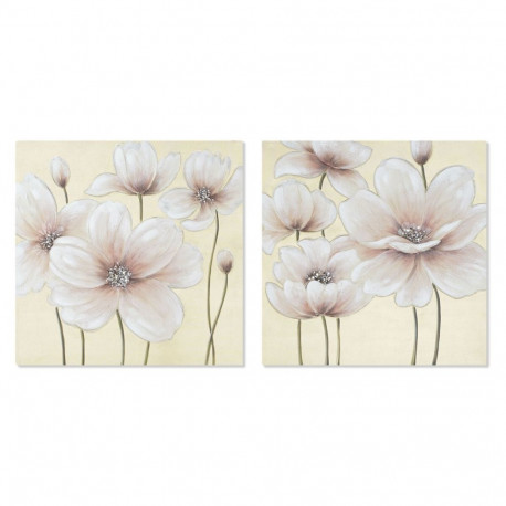 Maal Home ESPRIT Shabby Chic 80 x 3 x 80 cm (2 Ühikut)