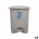 Pedal bin Grey Plastic 30 L (4 Units) Pedal bin Grey Plastic 30 L (4 Units)