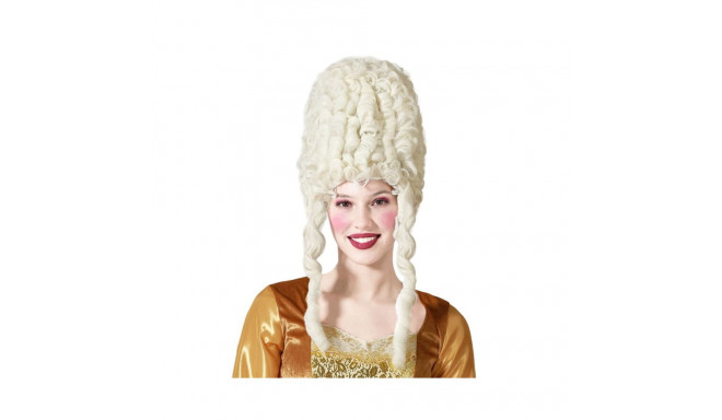 Vintage Wig White Curly Hair