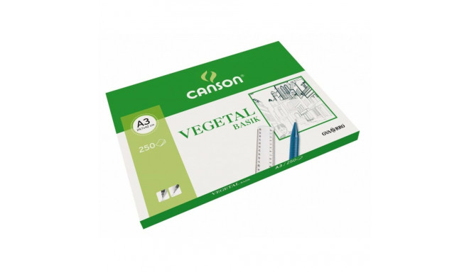 pauspapīrs Canson Basik 250 Loksnes 90 g/m² 29,7 x 42 cm