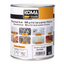 Akrüülemail Koma Tools Must Läige 750 ml