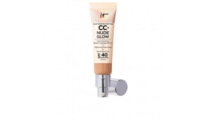 Crème Make-up Base It Cosmetics CC+ Nude Glow Medium Tan Spf 40 32 ml