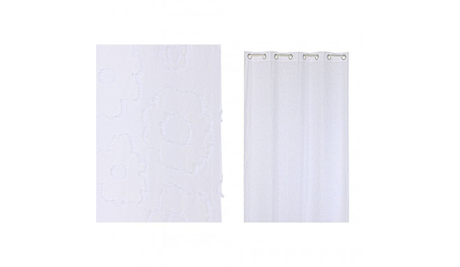 Aizkari Home ESPRIT Balts 140 x 260 x 260 cm Izšūšana