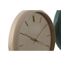 Sienas pulkstenis Home ESPRIT Zaļš Rozā PVC Moderns 30 x 4 x 30 cm (2 gb.)