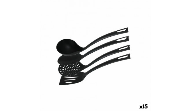 Kitchen Utensils Set Quttin Nylon 4 Pieces (15 Units)